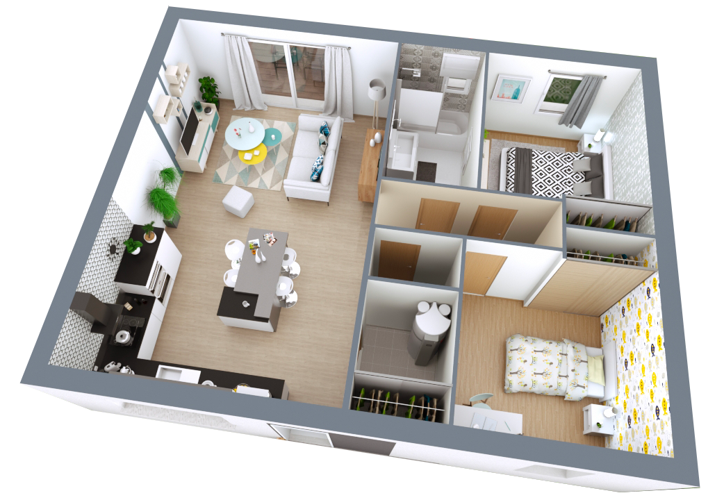 REALIA 2 Chambres - Photo 6