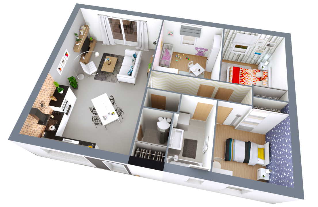 REALIA 3 Chambres - Photo 6